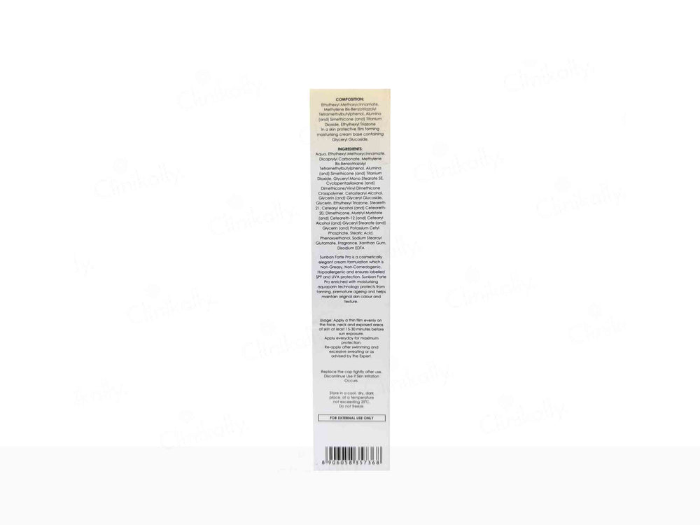 Sunban Forte Pro Cream SPF 50+