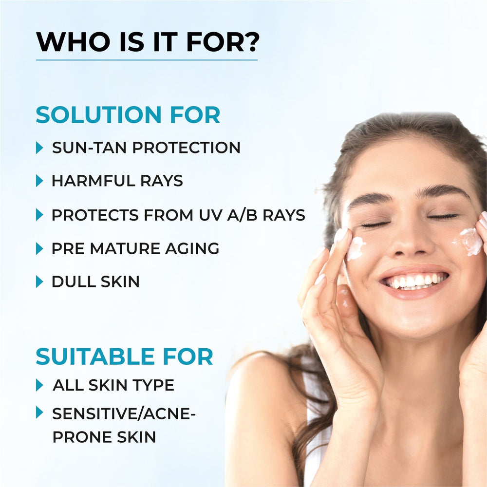Dr. Sakhiya’s Hyaluronic Sunscreen SPF 50 PA+++