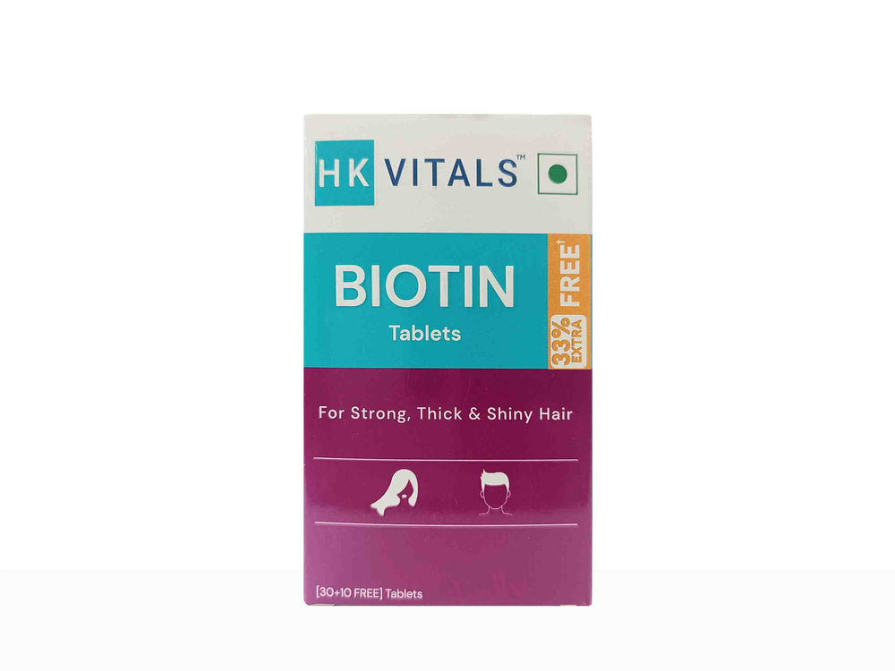 HK Vitals Biotin 10000 mcg Tablet