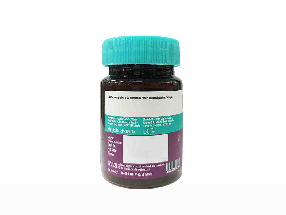 HK Vitals Biotin 10000 mcg Tablet
