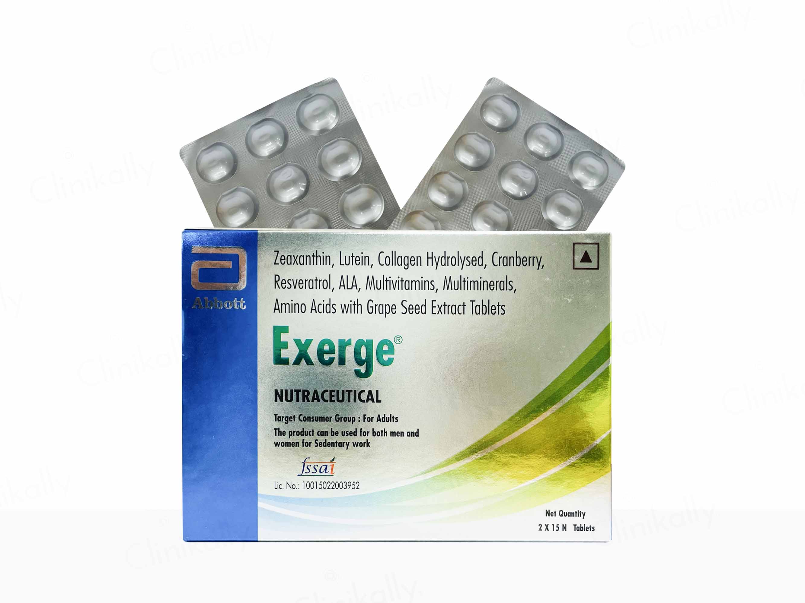 Exerge Nutraceutical Tablet-clinikally
