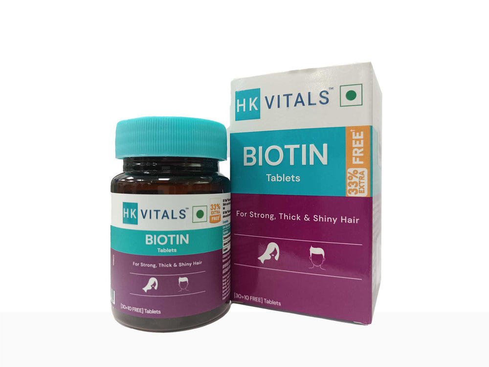 HK Vitals Biotin 10000 mcg Tablet