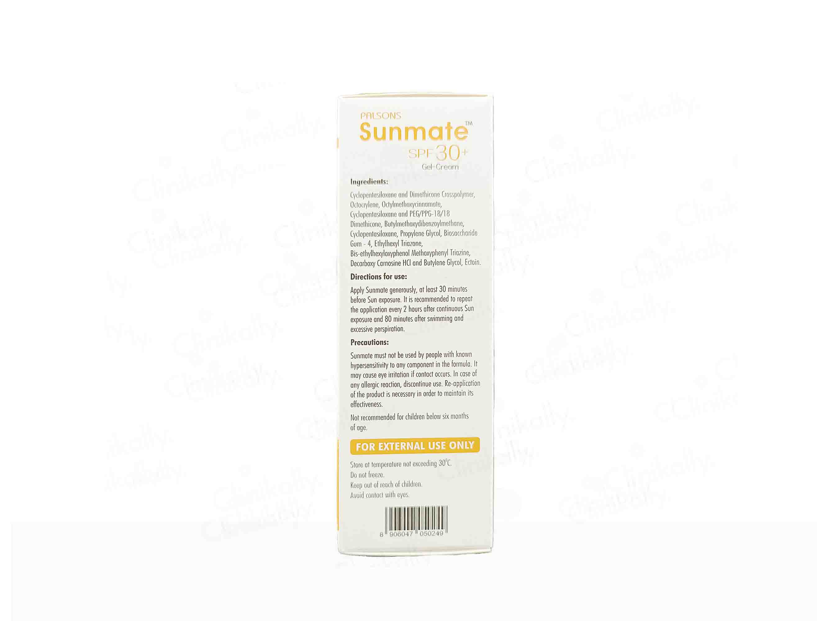 Palsons Sunmate Gel Cream SPF 30+ - Clinikally