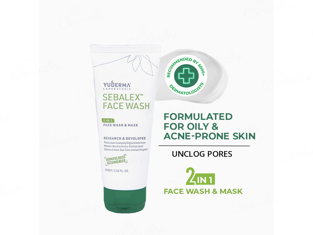 Yuderma Sebalex 2 in 1 Face Wash