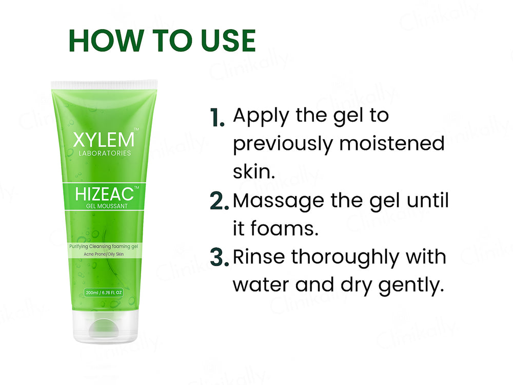 Xylem Hizeac Gel Moussant Purifying Cleansing Foaming Gel