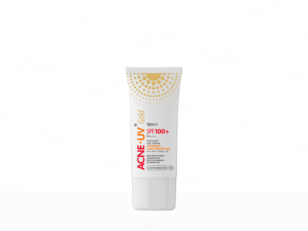 IPCA Acne-UV Gold Sunscreen Gel Cream SPF 100+ PA++++