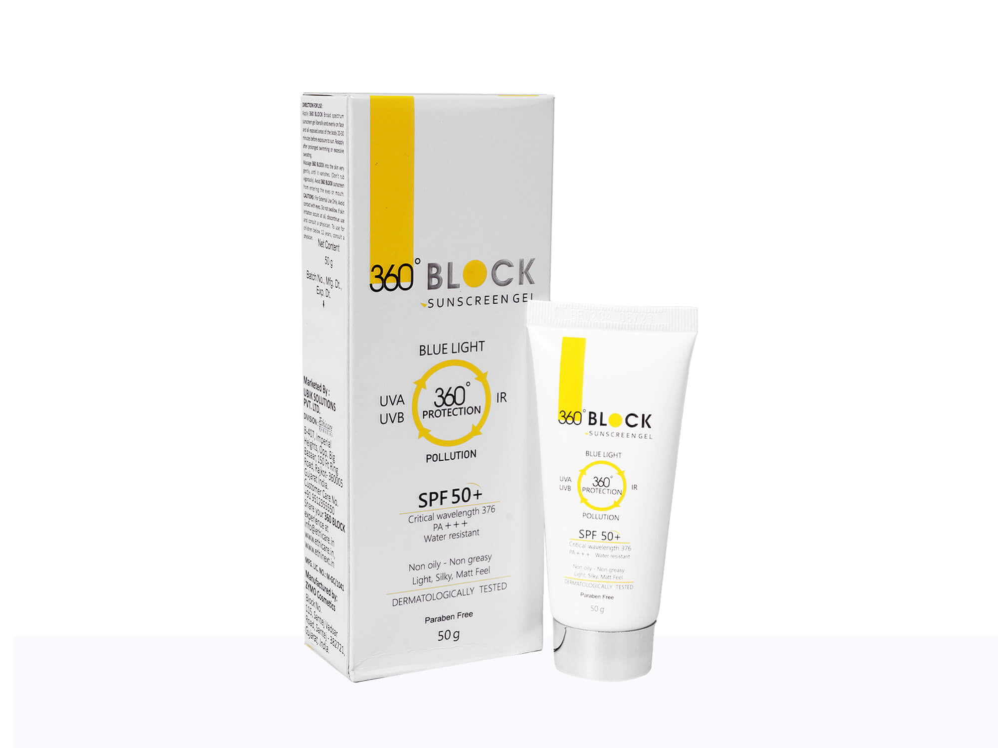 Buy 360 Block Sunscreen Gel SPF 50+ Online at Best Price | Clinikally