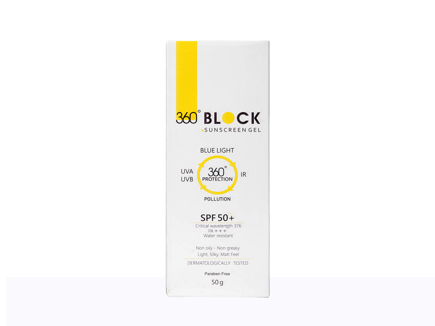 360' Block SPF 50+ Sunscreen Gel - Clinikally