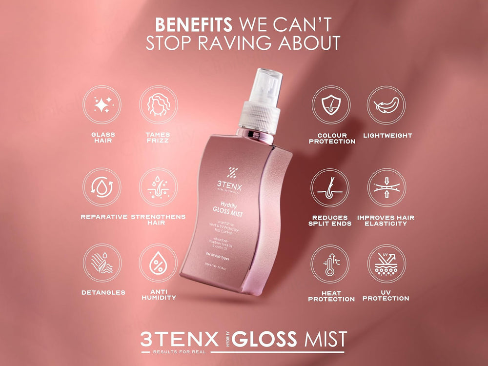 3Tenx Hydrify Gloss Mist For All Hair Types