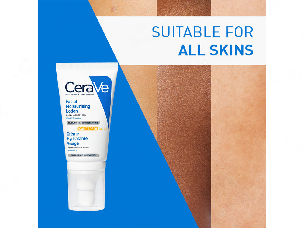 CeraVe AM Facial Moisturising Lotion For Normal to Dry Skin SPF 30