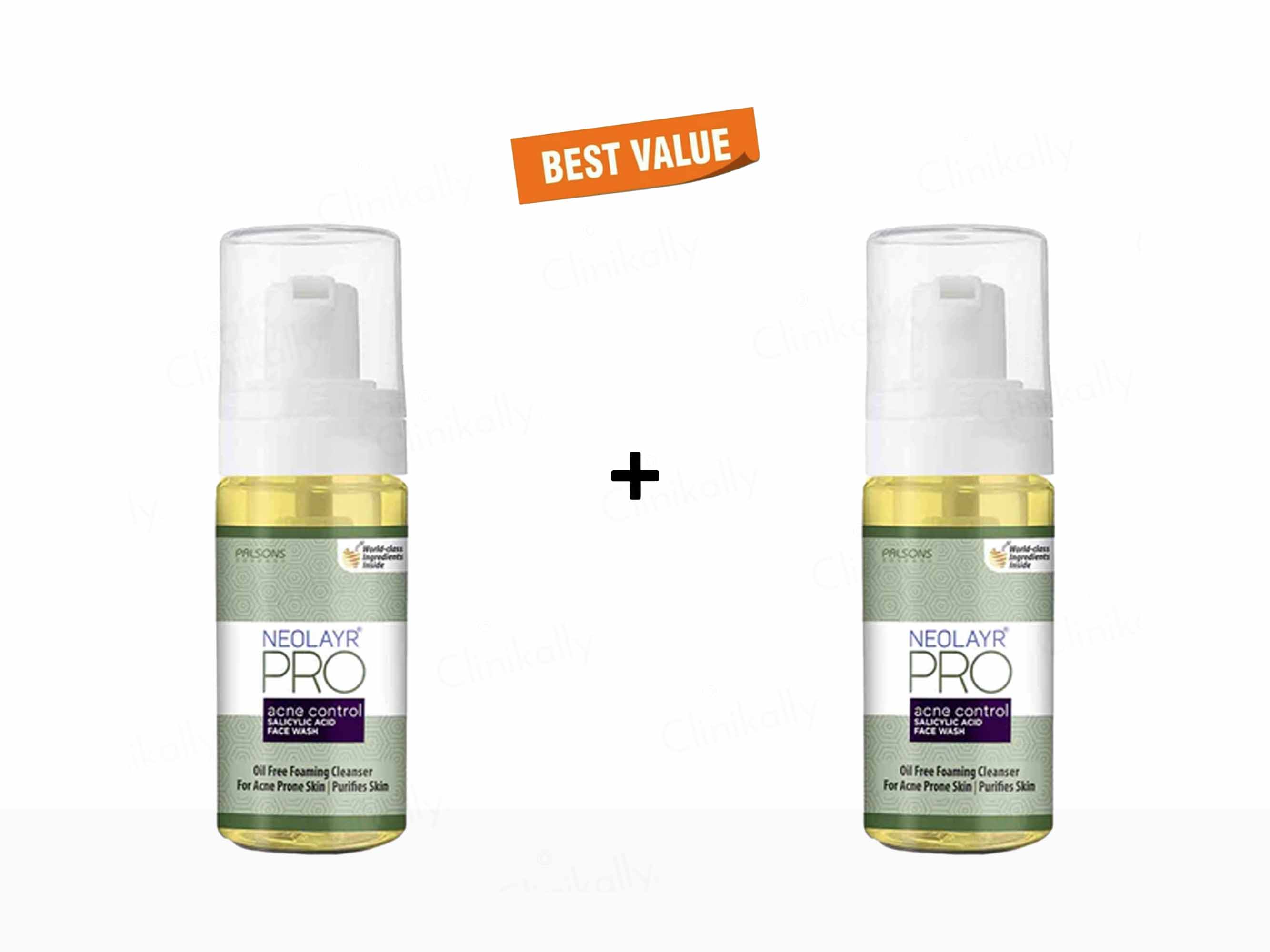 Neolayr Pro Acne Control Face Wash - Clinikally