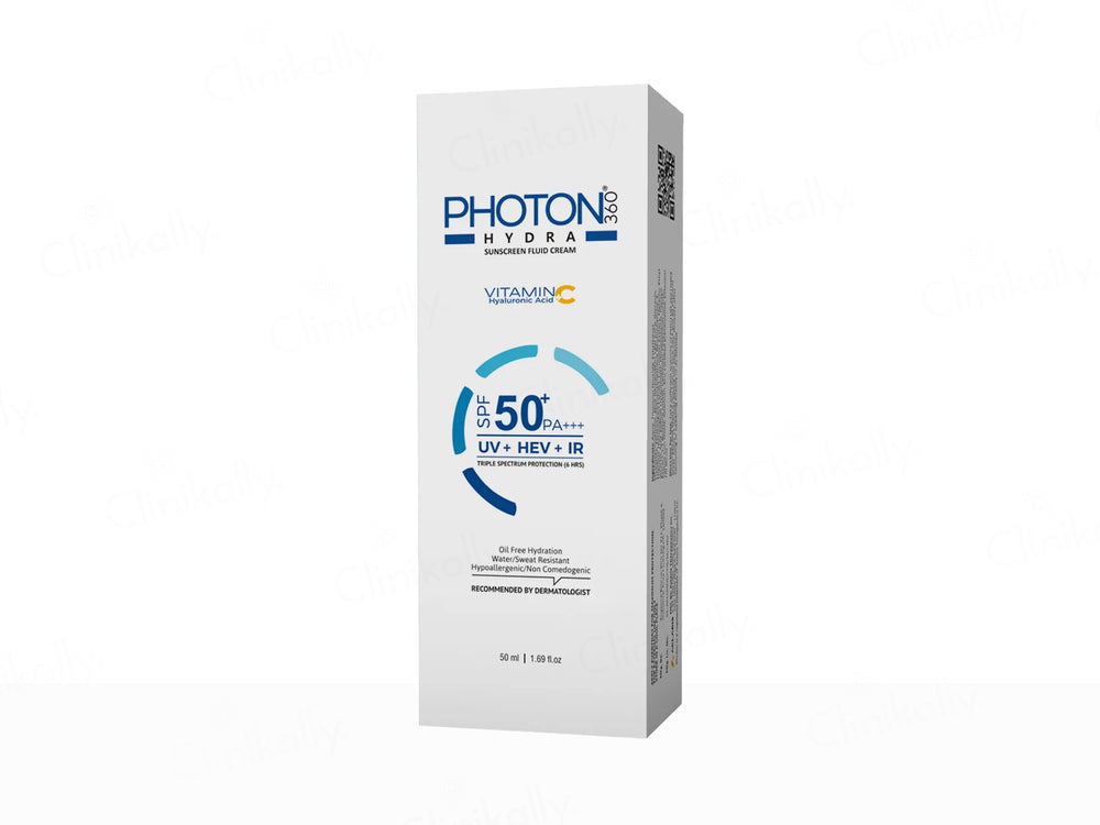 Aclaris Photon 360 Hydra Sunscreen Fluid Cream SPF 50+