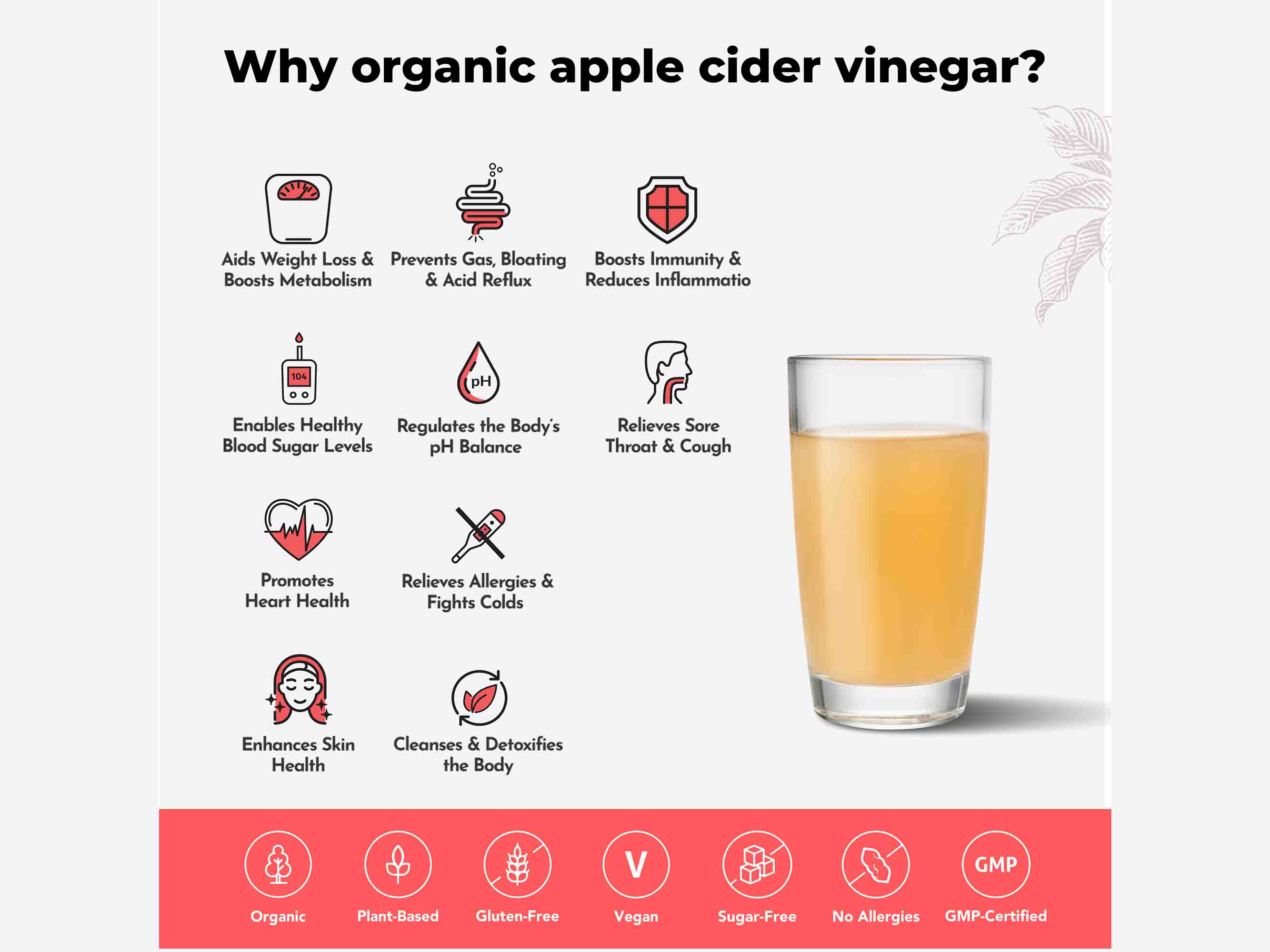 Wellbeing Nutrition Organic Apple Cider Vinegar-Clinikally