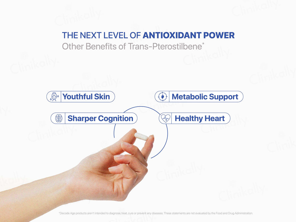 Decode Age Trans Pterostilbene Vegan Capsule