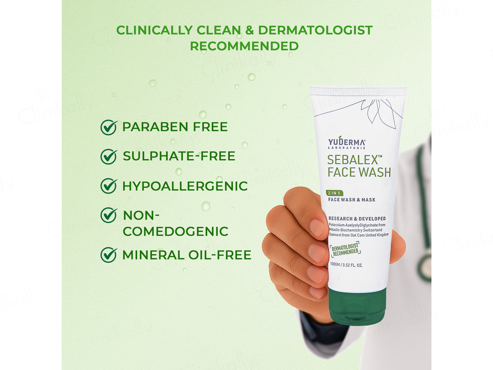 Yuderma Sebalex 2 in 1 Face Wash