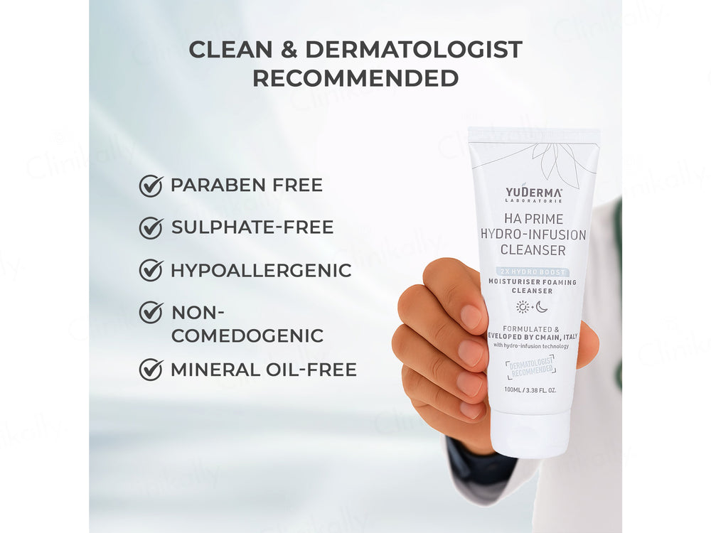 Yuderma HA Prime Hydro-Infusion Moisturiser Foaming Cleanser