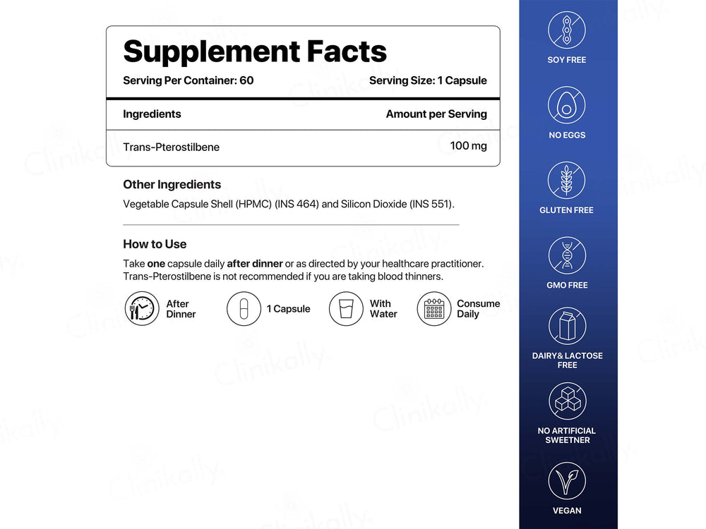 Decode Age Trans Pterostilbene Vegan Capsule