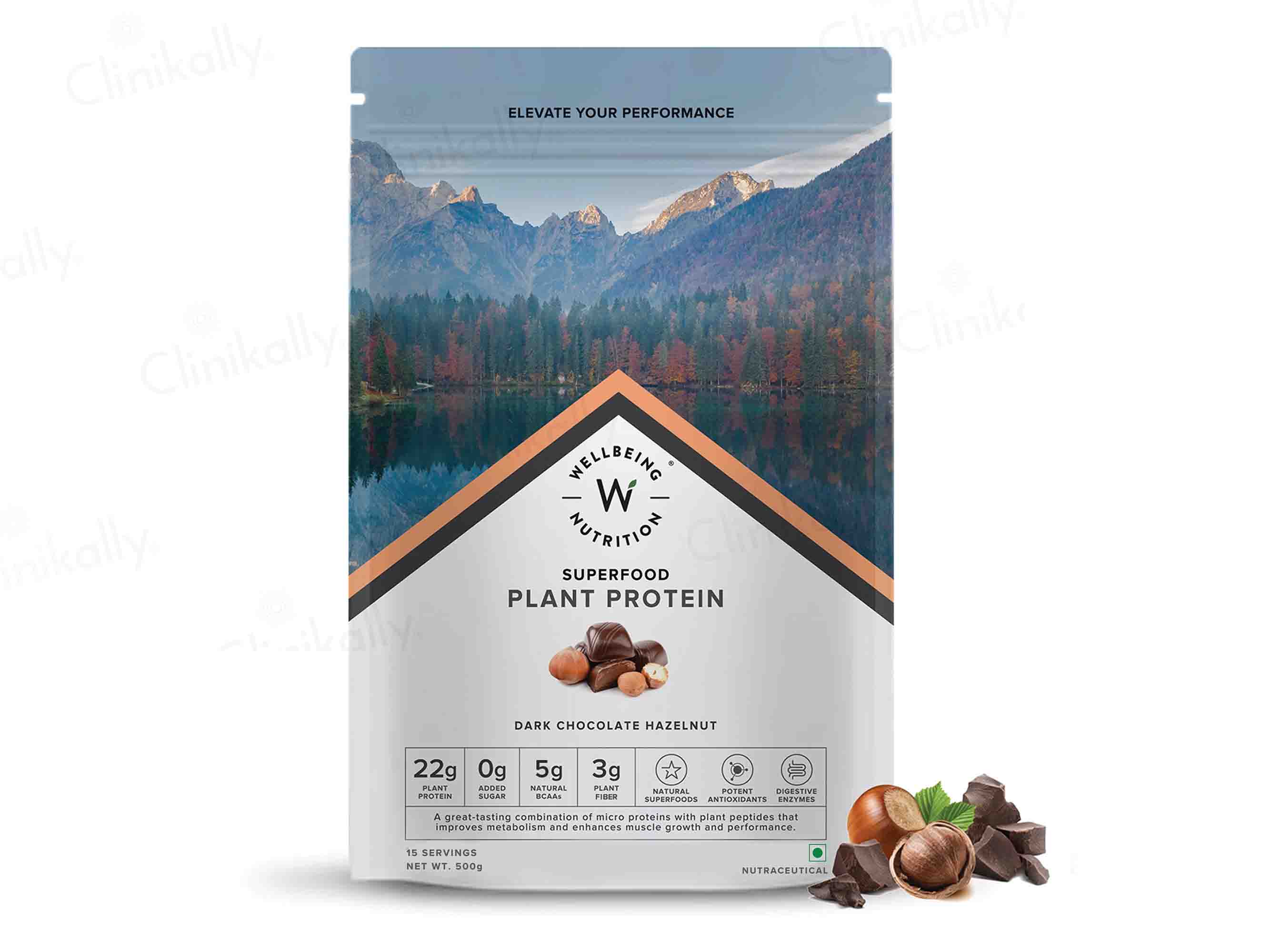 Wellbeing Nutrition Superfood Plant Protein Powder-Clinikally