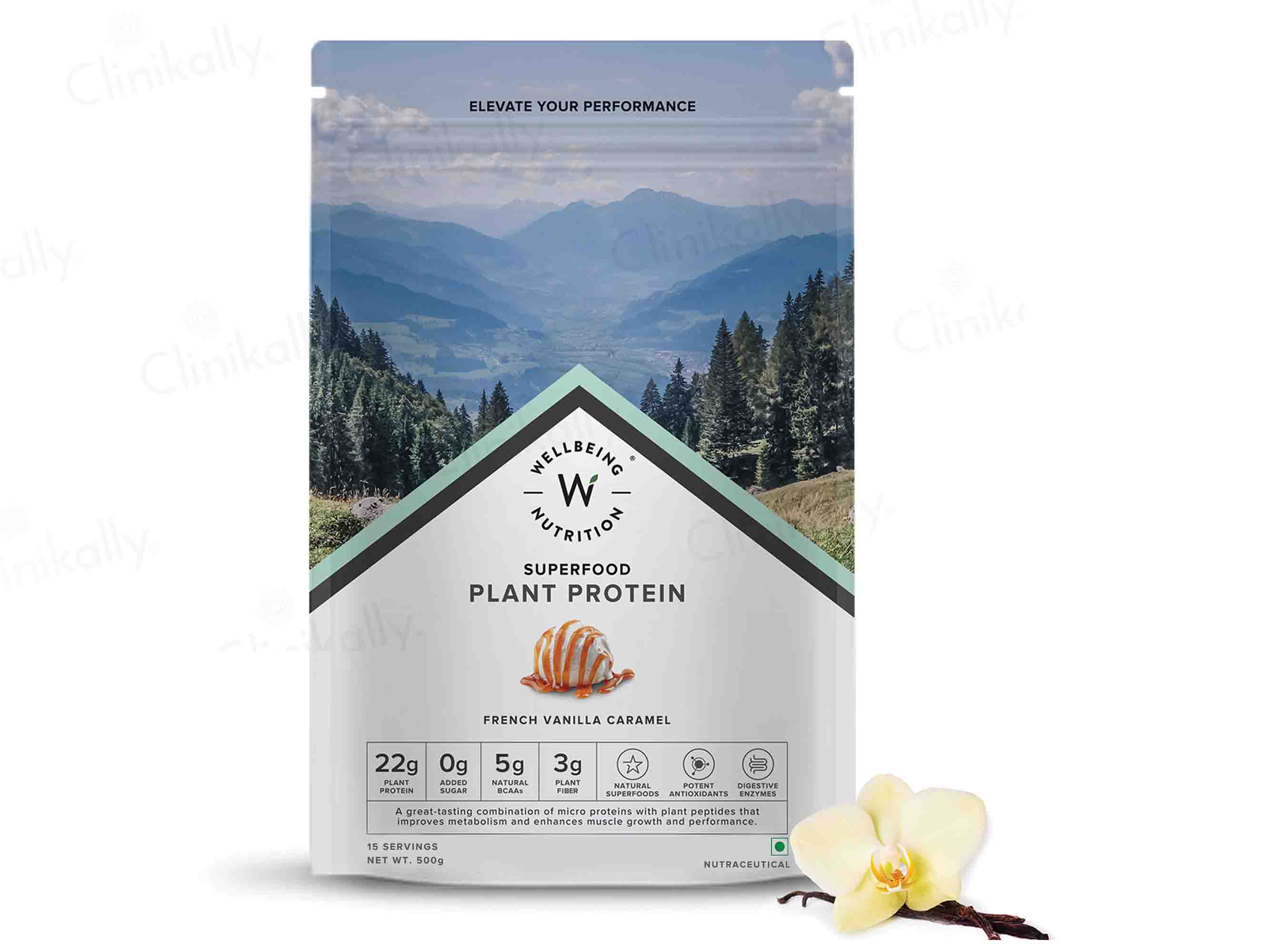 Wellbeing Nutrition Superfood Plant Protein Powder-Clinikally