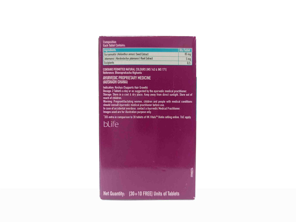 HK Vitals Biotin 10000 mcg Tablet