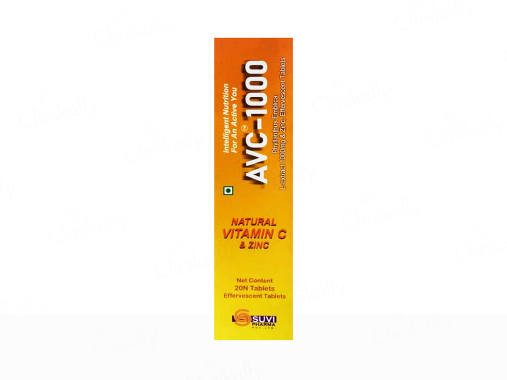 ACV-1000 Natural Vitamin C & Zinc Effervescent Tablet