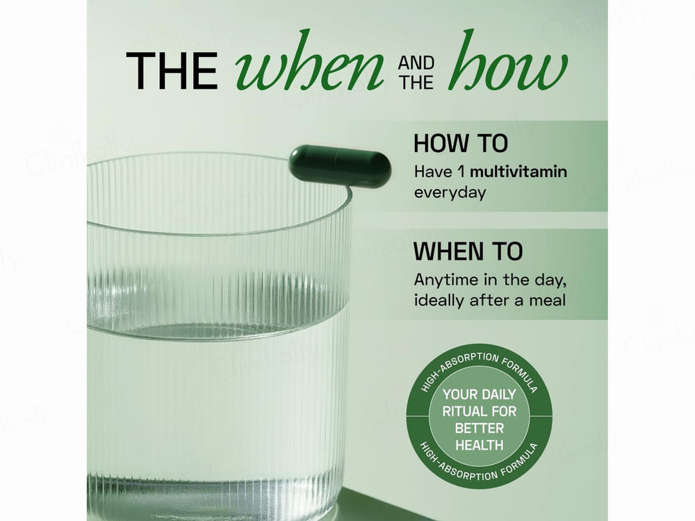 Ace Blend Men's Methylated Multivitamin Health Supplement Veg Capsule