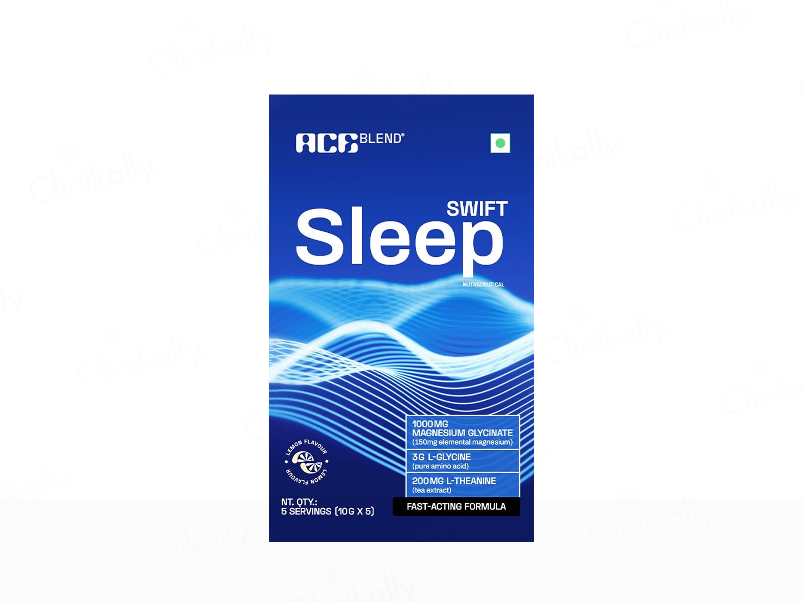 Ace Blend Swift Sleep Veg Nutraceutical Powder - Lemon Flavour