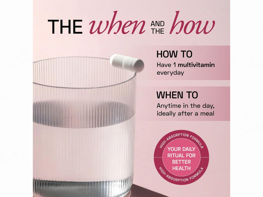 Ace Blend Women's Methylated Multivitamin Health Supplement Veg Capsule