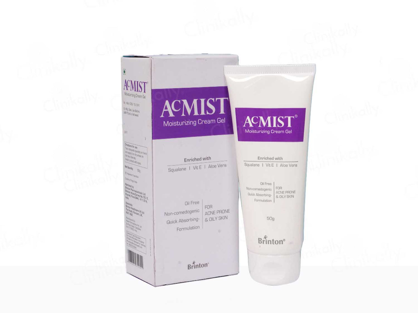 Brinton Acmist Moisturizing Cream Gel - Clinikally