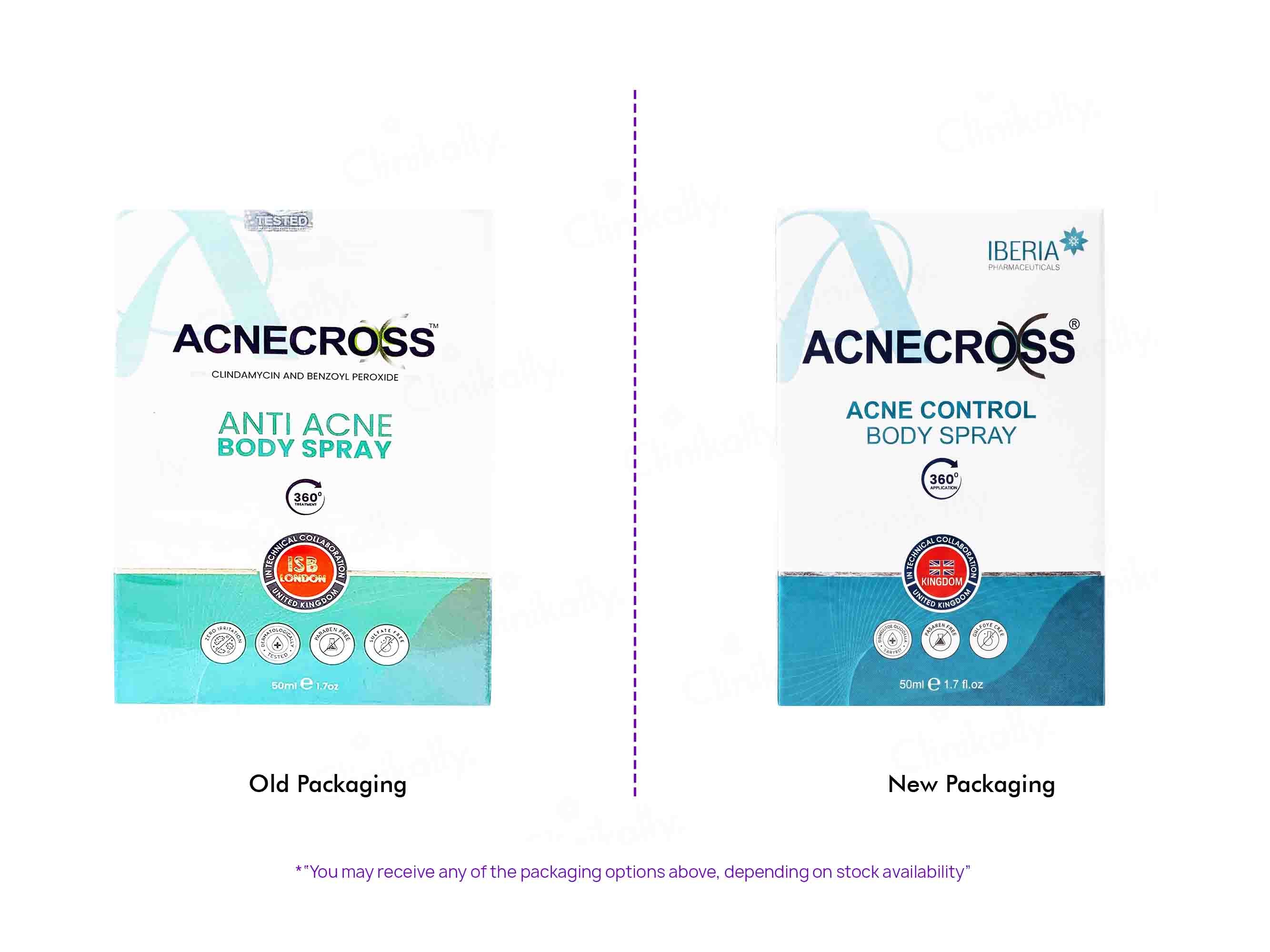 Acnecross Acne Control Body Spray