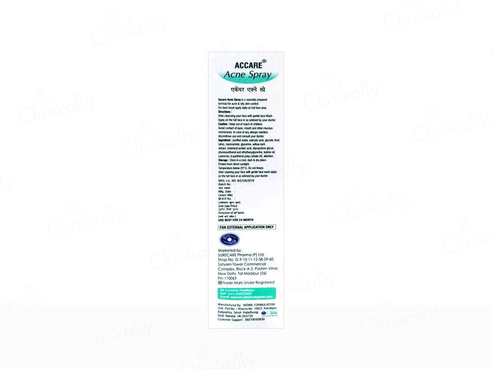 Accare Acne Spray
