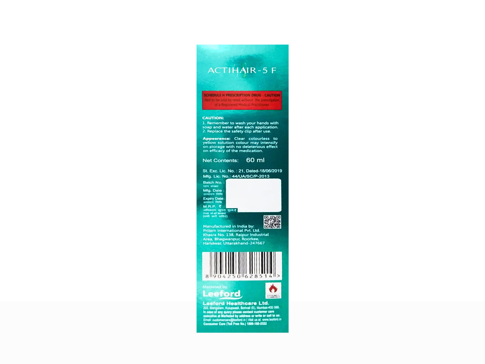 Actihair-5 F Hair Regain Treatment Topical Solution