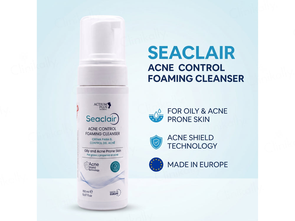 Actium Plus Seaclair Acne Control Foaming Cleanser