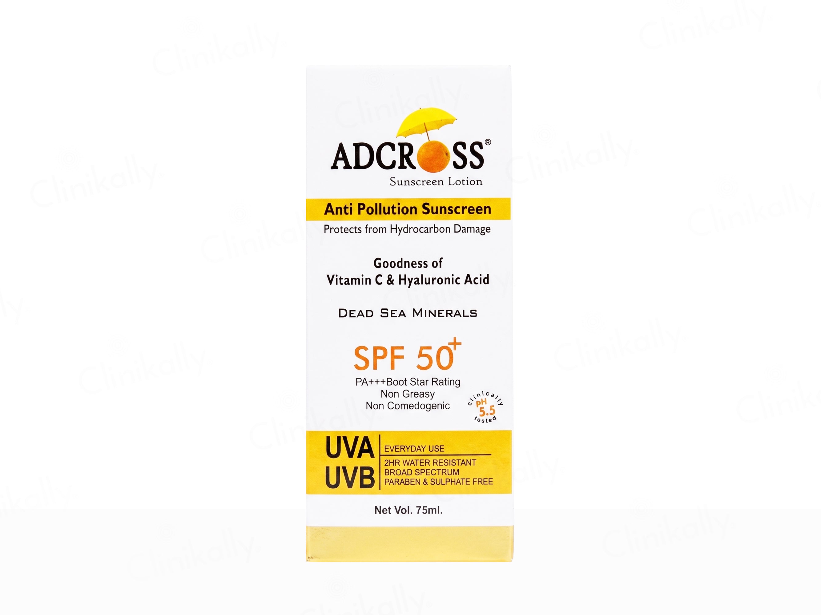Adonis Adcross Anti Pollution Sunscreen Lotion SPF 50+ PA+++