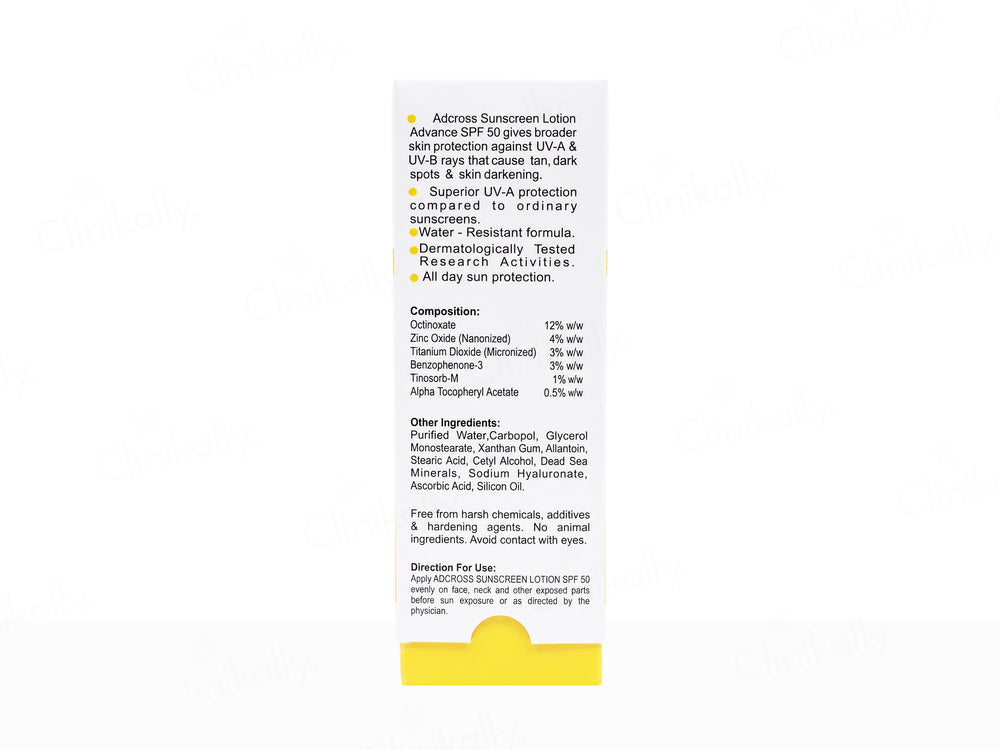 Adonis Adcross Anti Pollution Sunscreen Lotion SPF 50+ PA+++