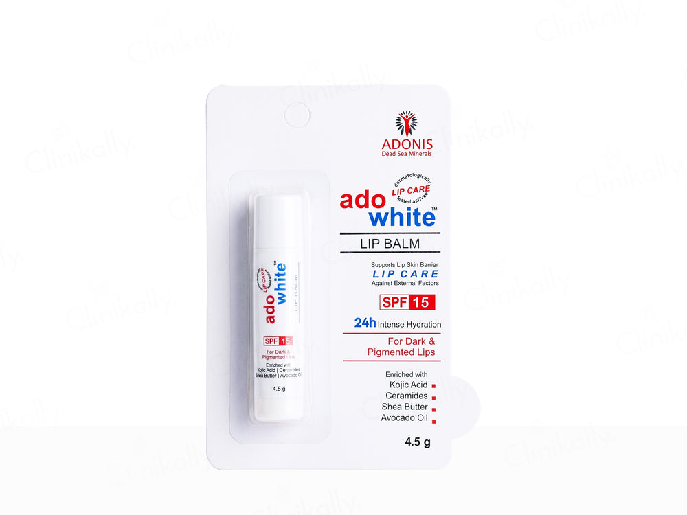 Adonis Ado White Lip Balm SPF 15 For Dark & Pigmented Lips