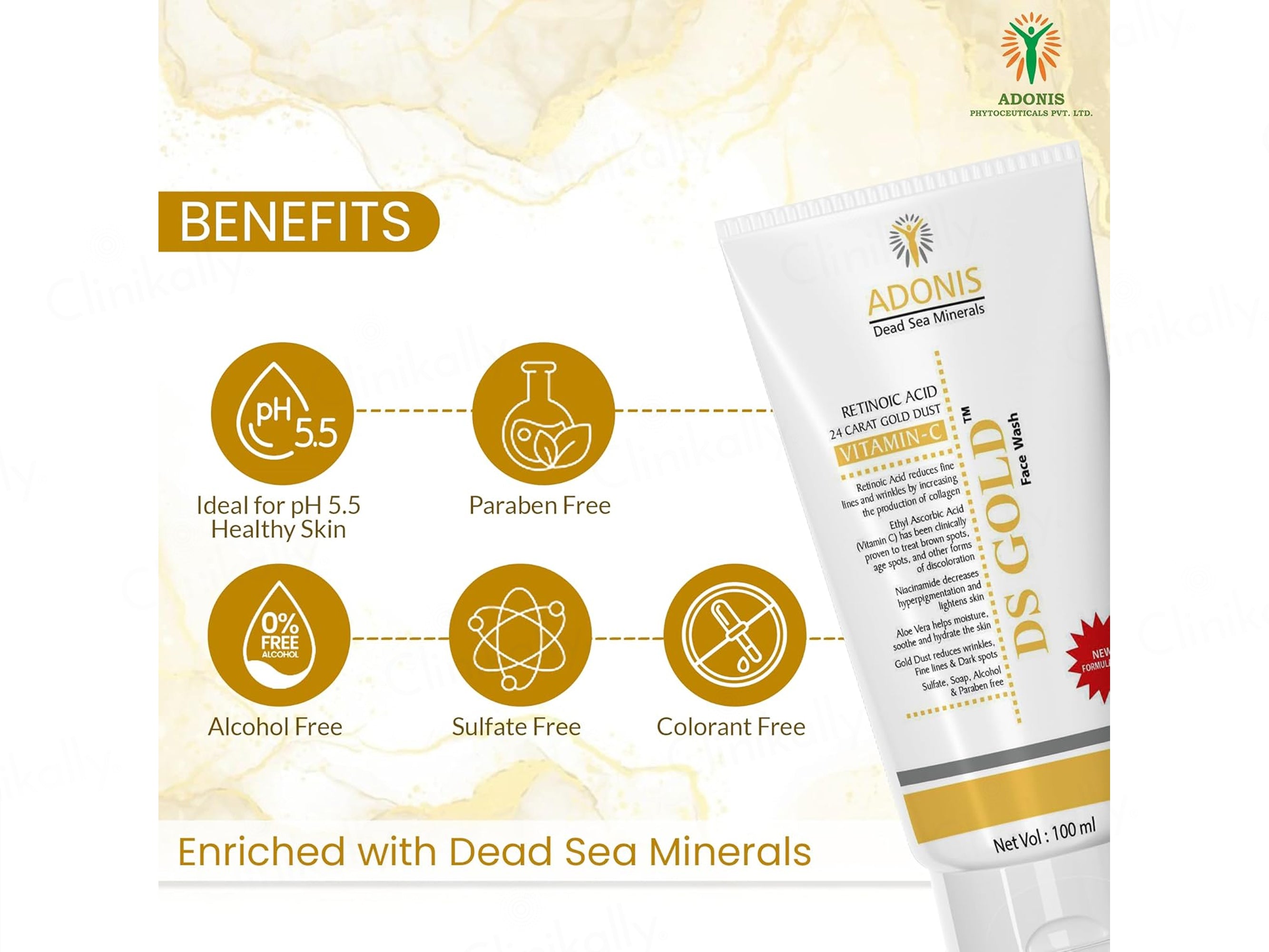 Adonis DS Gold Face Wash