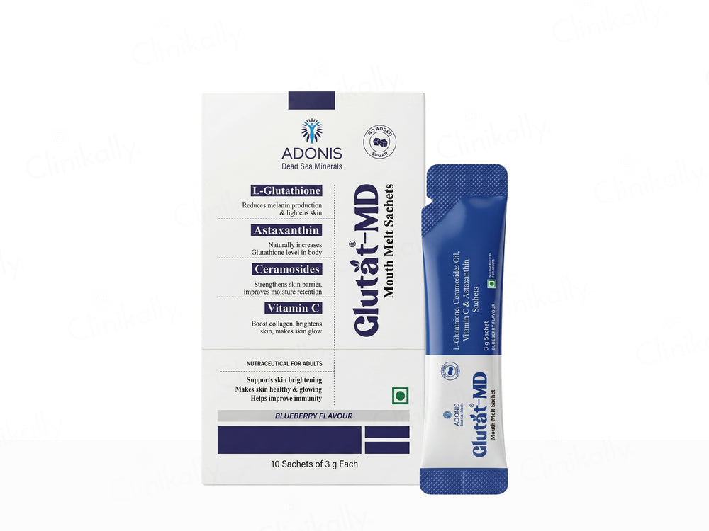 Adonis Glutat-MD Mouth Melt Sachet - Blueberry Flavour