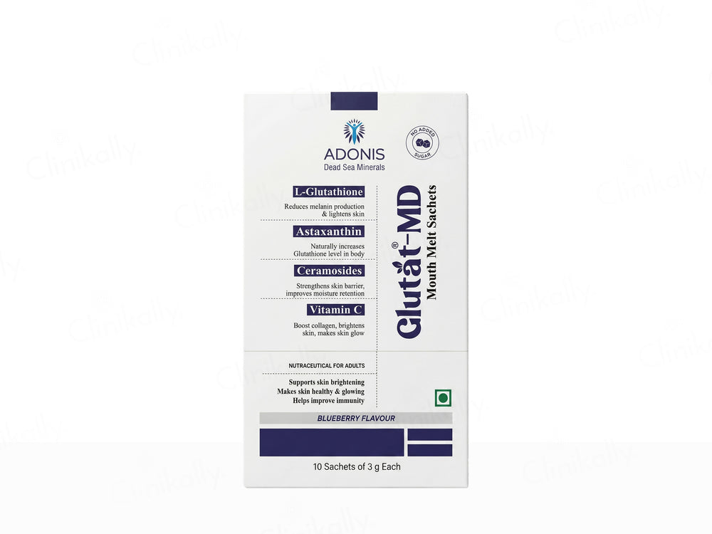 Adonis Glutat-MD Mouth Melt Sachet - Blueberry Flavour