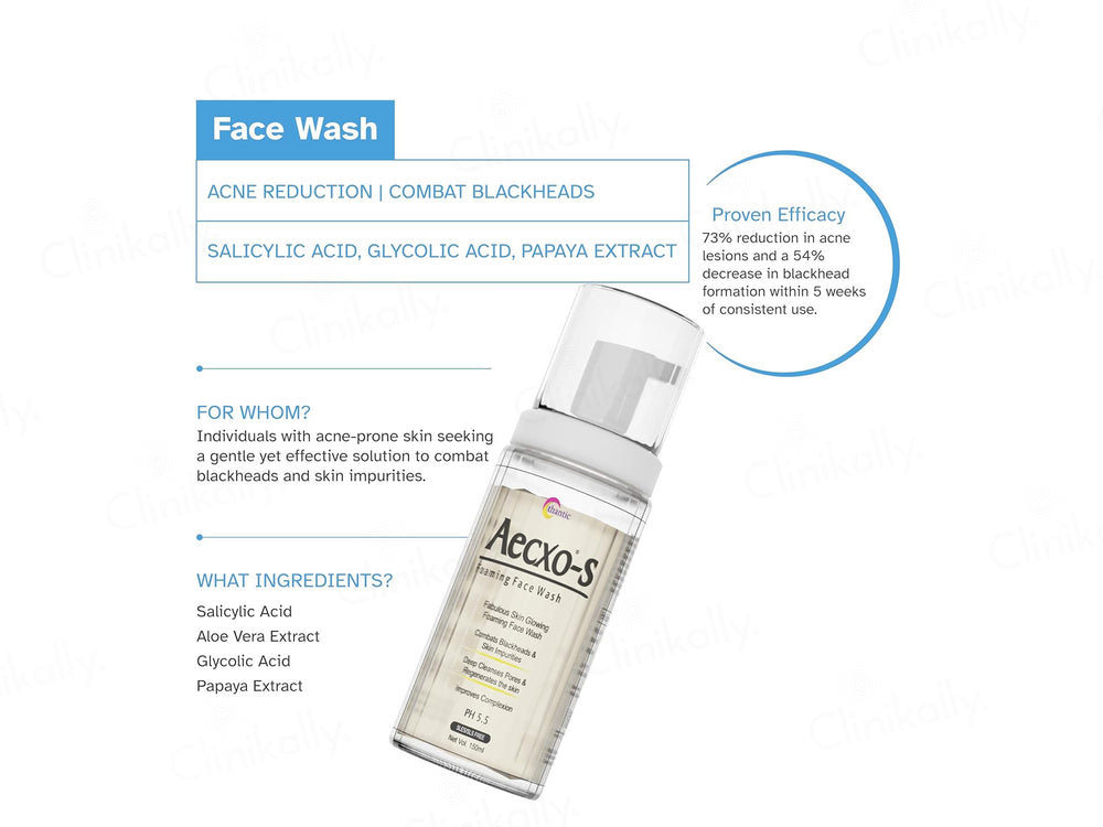 Aecxo-S Skin Glowing Foaming Facewash