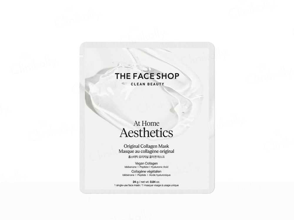 The Face Shop At Home Aesthetics Original Vegan Collagen Face Sheet Mask