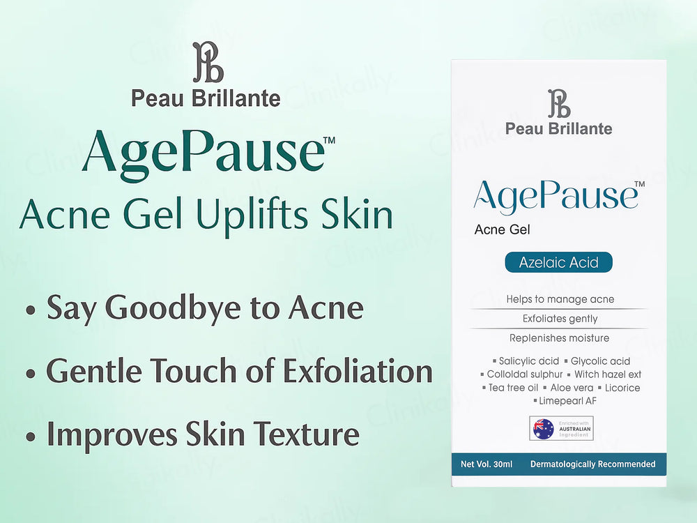 AgePause Azelaic Acid Acne Gel Face Serum