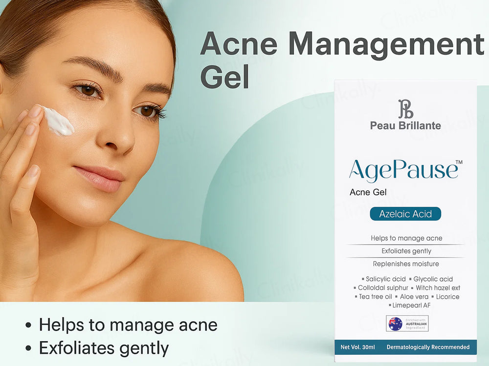AgePause Azelaic Acid Acne Gel Face Serum