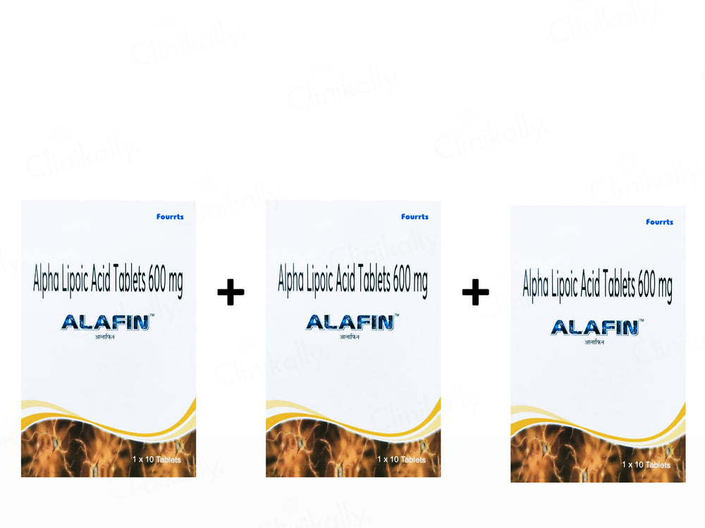 Alafin Alpha Lipoic Acid 600mg Tablet