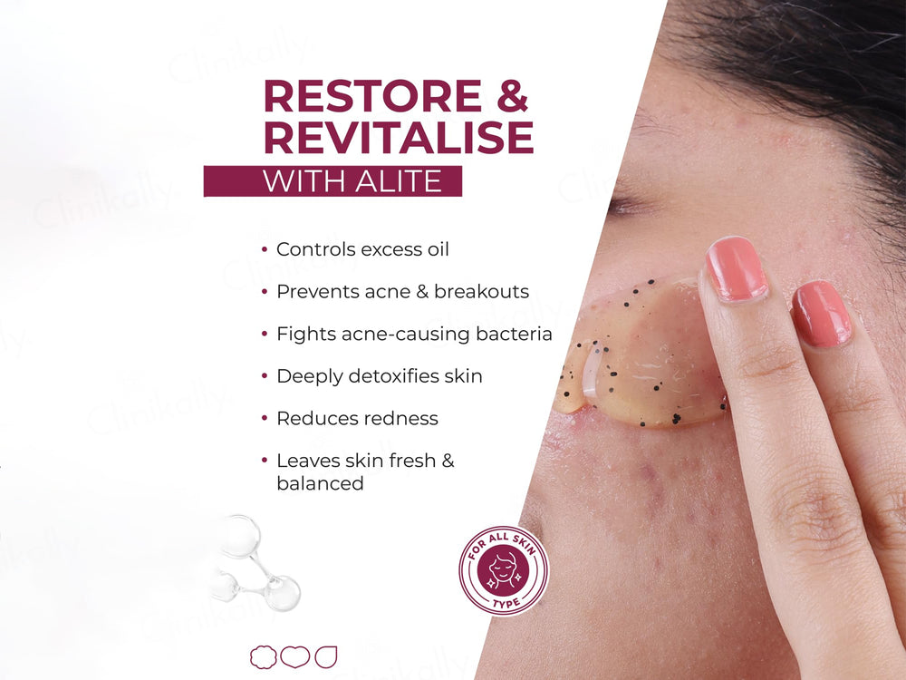 Alite Anti-Acne Charcoal Face Wash