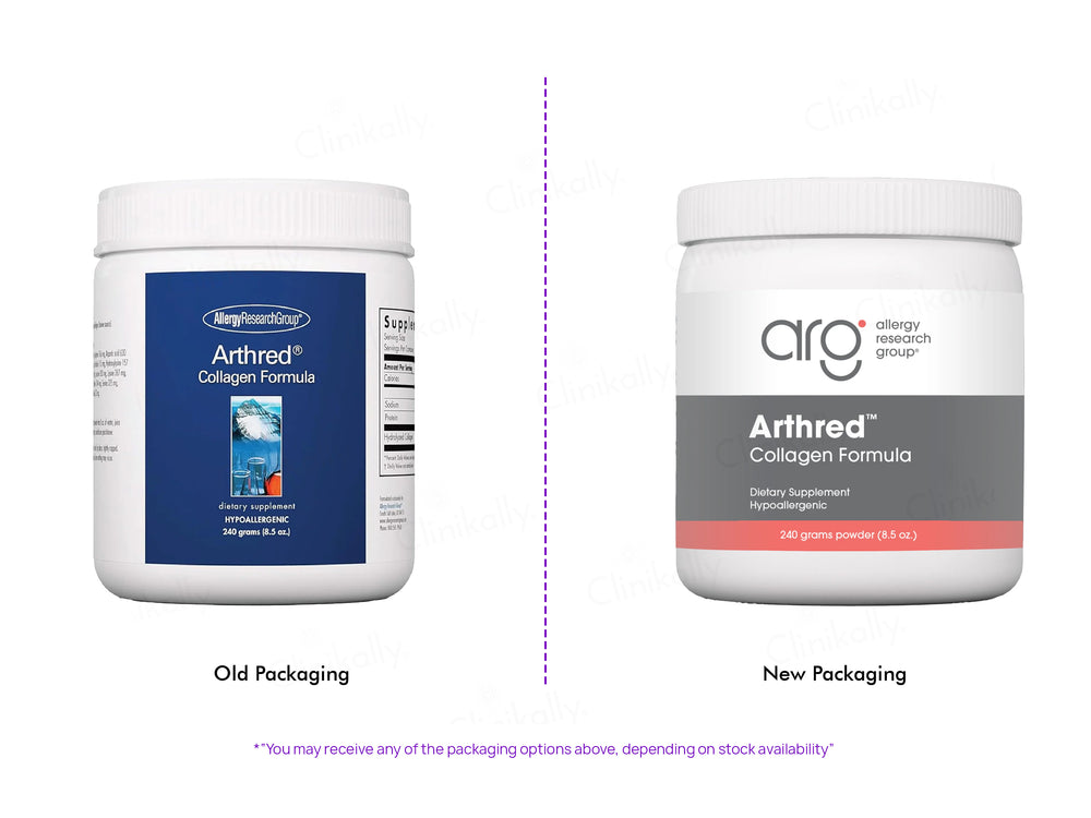 Allergy Research Group Arthred Collagen Formula Dietary Supplement Powder