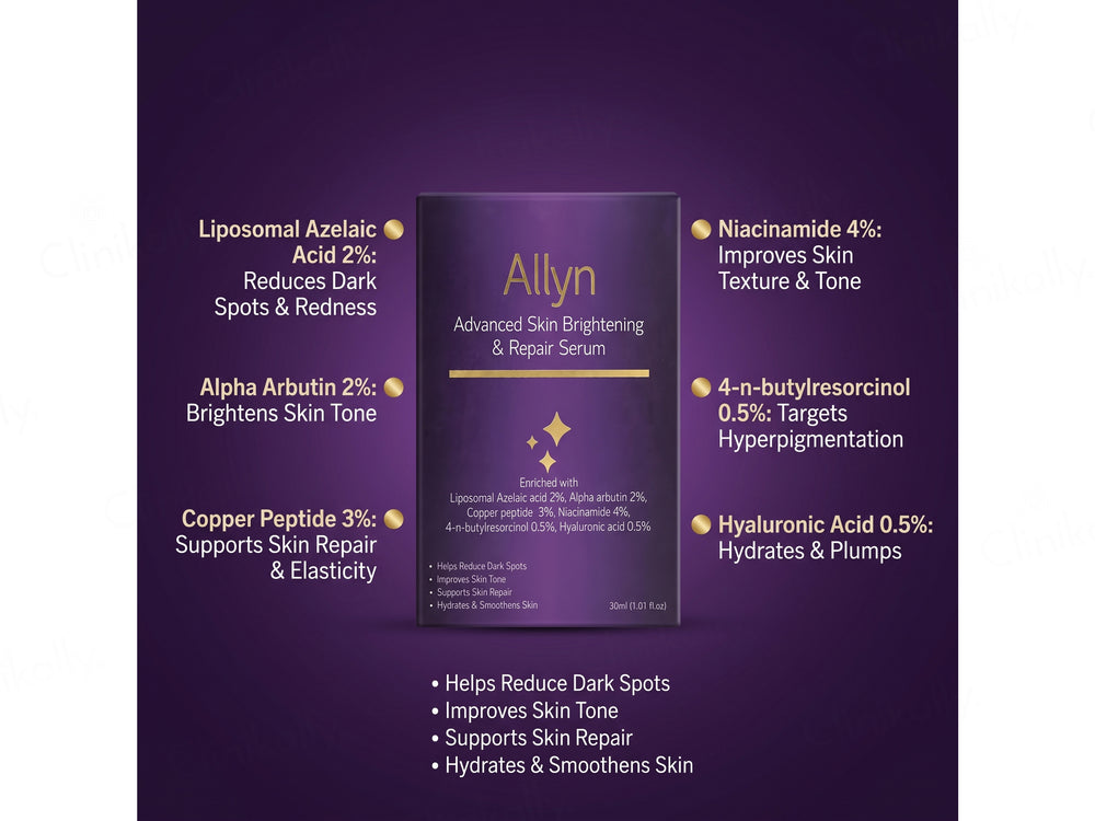 Allyn Advanced Skin Brightening & Repair Serum