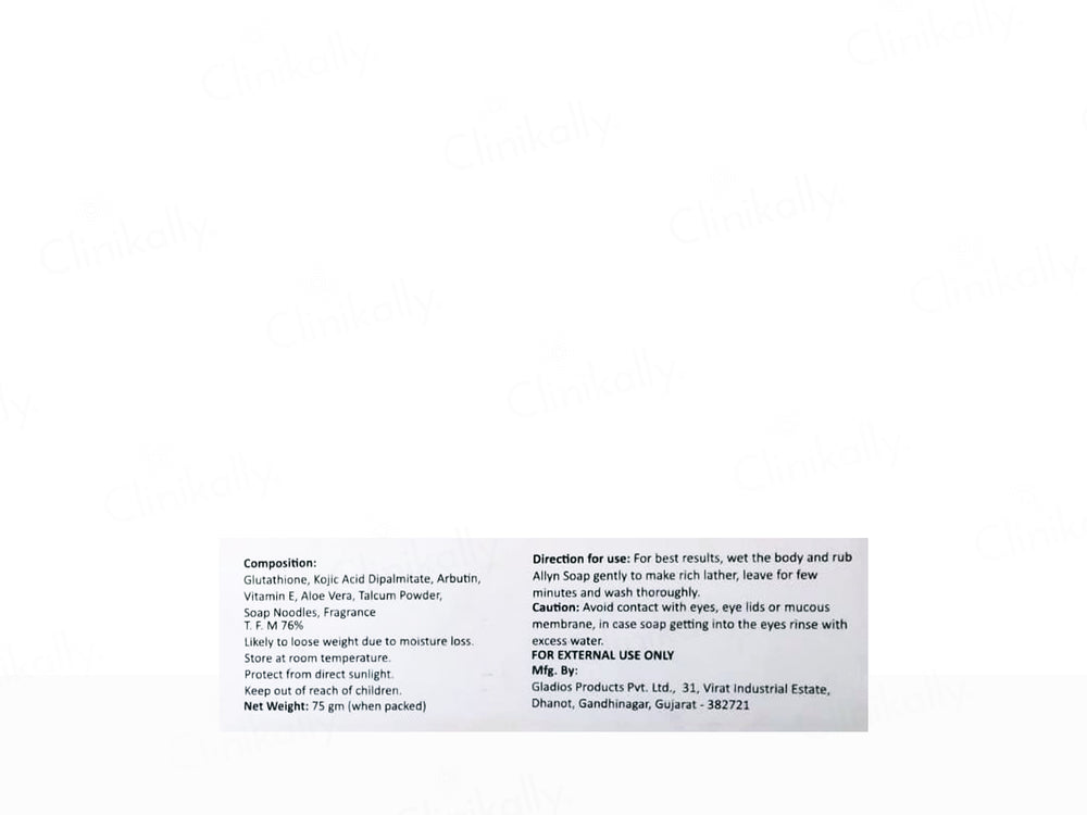 Allyn Skin Brightening Soap