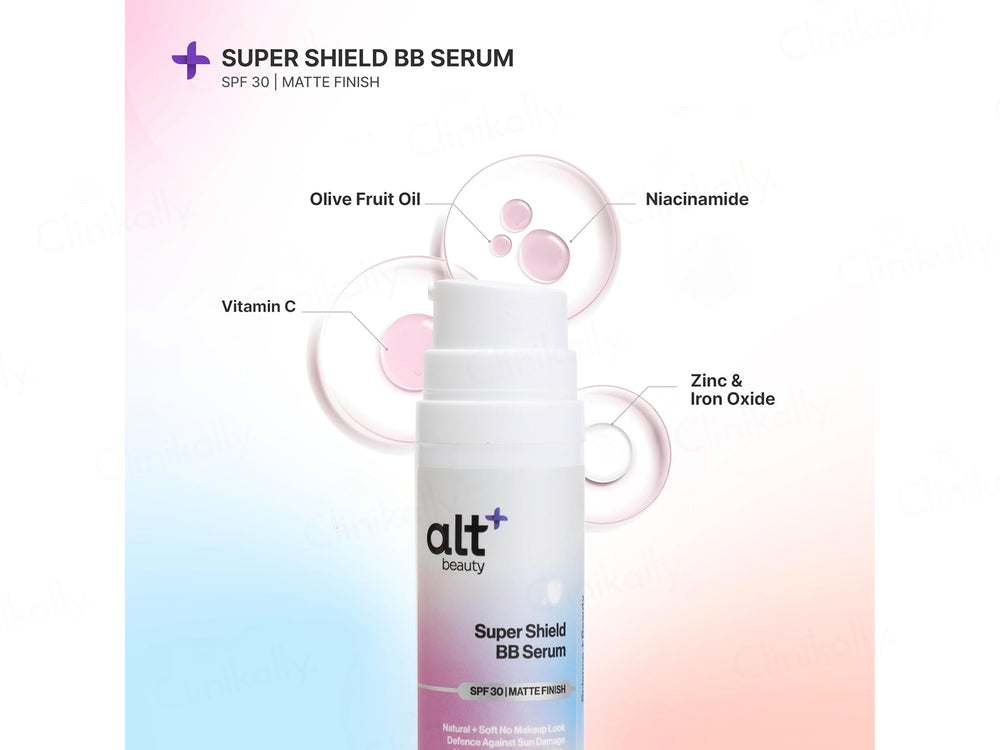 AltBeauty Super Shield Matte Finish BB Face Serum SPF 30
