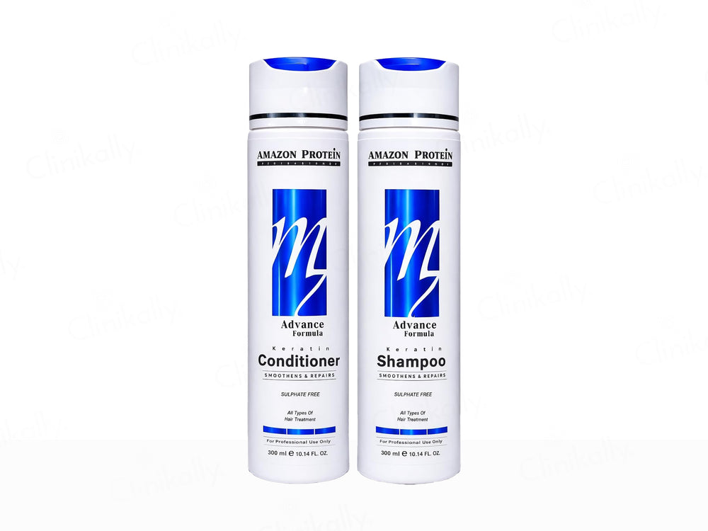 Amazon Protein Advance Formula Keratin Shampoo + Conditioner Combo